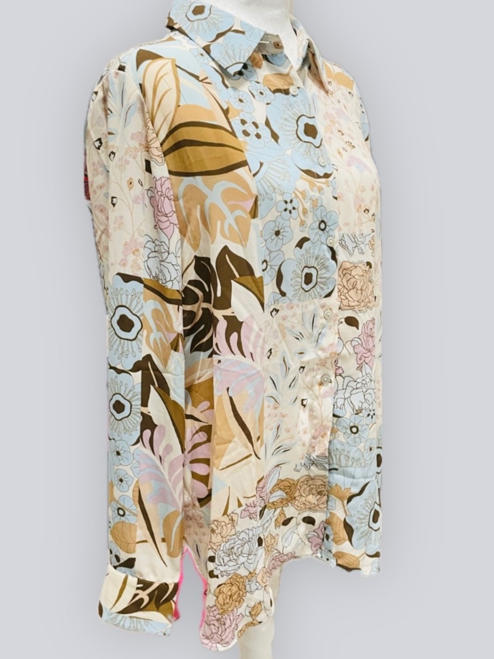 Floral button down